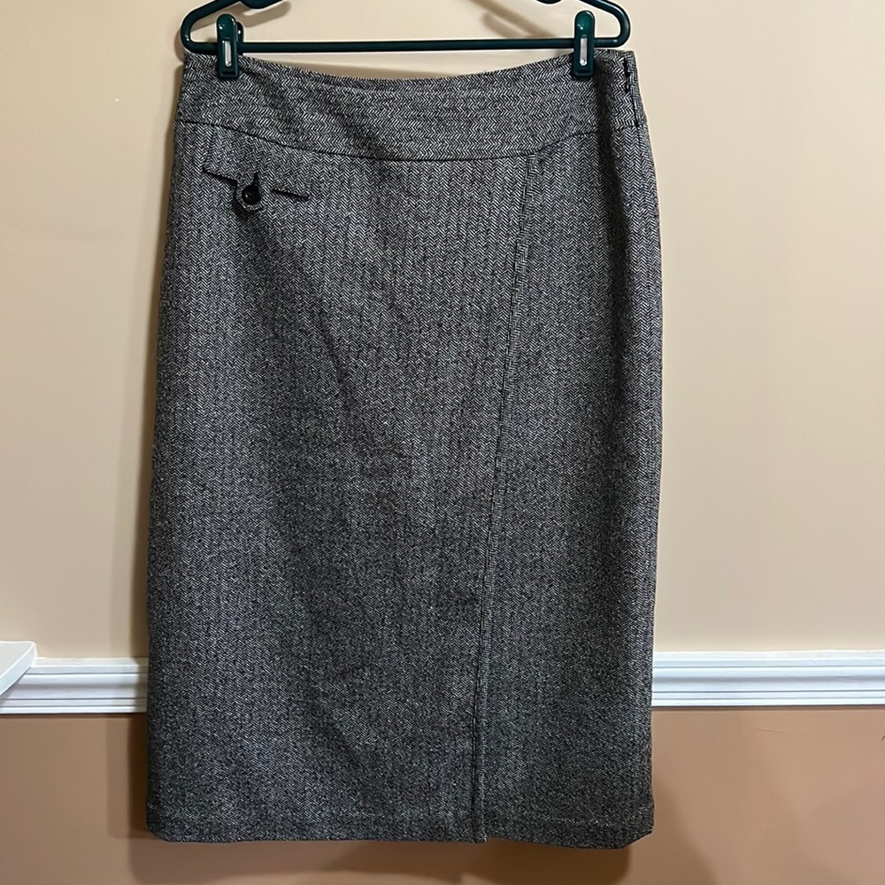 Liz Claiborne Wool Blend Skirt Size 14 P